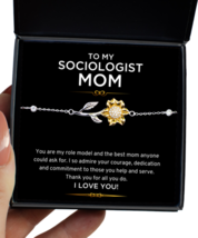 Nice Gifts For Mom, Necklace For Mom, Sociologist Mom Necklace Gifts, Birthday  - $49.95