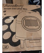 Amztoy M1 Self Cleaning Cat Litter Box Gray White - $213.75