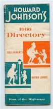 Howard Johnson&#39;s Motor Lodges Restaurants 1960 Directory Host of the Highways - £14.24 GBP