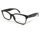 Prada Eyeglasses Frames VPR18T-F 1AB-1O1 Polished Black Large Logos 53-1... - £112.54 GBP