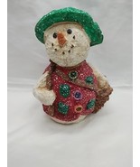 Vintage Ks Collection Snowman Holiday Christmas Figure 5&quot; - $14.84