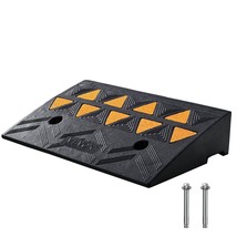 VEVOR Rubber Curb Ramp 4.25&quot; Rise Height Sidewalk Curb Ramp, 11.8&quot; Width... - $50.77