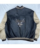 Harley Davidson Jacket Mens 4XL Leather Bomber Classic Motorcycles Black... - $3,725.29 MXN