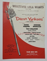 Whatever Lola Wants from Film Damn Yankees 1955 - $6.95