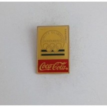 Vintage Coca-Cola Honduras Olympic Lapel Hat Pin - £11.97 GBP