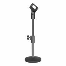 Neewer Stable Desktop Mic Stand with Black Iron Base, Mic Clip and 5/8&quot; Male to  - £16.77 GBP