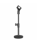 Neewer Stable Desktop Mic Stand with Black Iron Base, Mic Clip and 5/8&quot; ... - £20.47 GBP