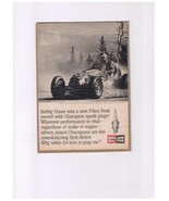 Vintage Print Ad Bobby Unser Champion Spark Plugs 5&quot; x 7.5&quot; - £3.95 GBP
