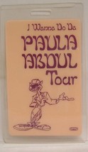 PAULA ABDUL - VINTAGE ORIGINAL CONCERT TOUR LAMINATE BACKSTAGE PASS - $279.60 MXN