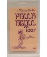 PAULA ABDUL - VINTAGE ORIGINAL CONCERT TOUR LAMINATE BACKSTAGE PASS - $281.87 MXN