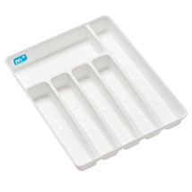Madesmart Basic 6-Compartment Cutlery Tray (White) - £22.12 GBP