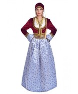 Greek traditional costume AMALIA LUX Handmade - $428.82