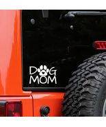 Dog mom &amp; Paw Vinyl Decal Sticker | Custom Truck Window Bumper Car Lapto... - £4.47 GBP
