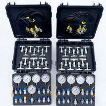 Hot Sale Hydraulic Pressure Gauge Set Diagnostic Test Kits For Excavator Engine  - $249.00