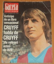 Gazette Illustrated #935 1974 Johan Cruyff F.C. Barcelona Spain Magazine F. - £19.49 GBP