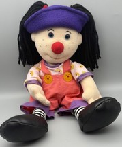 Vintage The Big Comfy Couch Loonette Plush Doll 20&quot; Commonwealth 1995 Clown Toy - £40.18 GBP