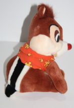 Disneyland Walt Disney World Chip DALE Red Nose Chipmunk 8&quot; Plush Stuffed Shirt - £10.07 GBP