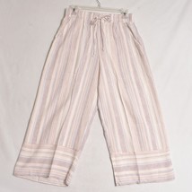 Be Bop Rayon Women&#39;s Capri Pants Striped Size Medium - $20.14