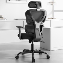 Sytas Ergonomic Office Chair, High Back Mesh Desk Chair With Lumbar, Black - $246.99