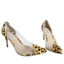 Steve Madden Size 7 Mystical Lucite Heels Pumps Leopard Print Calf Hair ... - $33.87