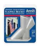 2-Position Aluminum Flagpole Bracket, 1.25-In. - $35.64