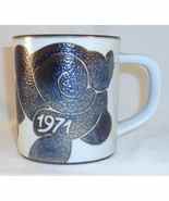 1971 Royal Copenhagen Large Annual Mug Sterling Silver Medallion Anton M... - £39.11 GBP