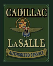 Cadillac LaSalle Authorized Service Automobile Metal Sign - $49.45