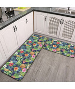 Summer print  Non-slip two-piece M kitchen mat | Flannel - £37.36 GBP