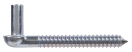 Hardware Essentials 851911 Zinc-Plated Gate Screw Hook, 3/4 in. x 6 in. - $34.24