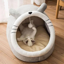 Pet Tent Cave Bed for Cats Small Dogs Self-Warming Cat Tent Bed Cat Hut Comforta - £16.03 GBP+
