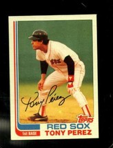 1982 Topps #255 Tony Perez Nmmt Red Sox Hof Nicely Centered *X81445 - $4.41