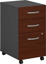 Bush Business Furniture Series C 3 Drawer Mobile File Cabinet in Hansen Cherry - £194.47 GBP