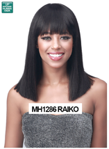 Midway Bobbi Boss MH1286 Raiko 100% Human Hair Wig Medium Straight Wig - £54.66 GBP