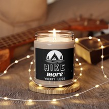 Scented Soy Candle - 9oz Glass Jar - Relaxing Aromas for Home Decor - £21.40 GBP