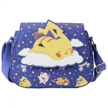 Pokemon Sleepy Pikachu Crossbody Bag by Loungefly Blue - £55.94 GBP