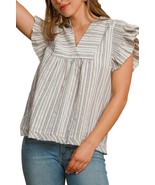Umgee Full Size Striped Babydoll Top Plus Size - €35,85 EUR+ Umgee Full Size Striped Babydoll Top Plus Size - €35,85 EUR+