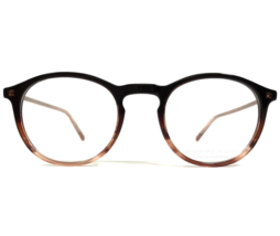 Prodesign Denmark Eyeglasses Frames 4773 c.4942 Brown Clear Pink Round 4... - $93.42