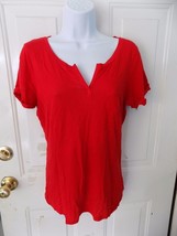 Express Red Short Sleeve Shirt Size S Women&#39;s EUC - £12.42 GBP