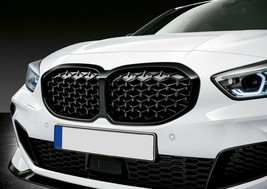 ABS Plastic Front Grills For BMW 1 Series F40 2019-UP Diamond Piano Black - $432.53