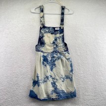 Special A Womens Denim Overall Mini Dress Sz Small Denim Chambray Bleach... - £11.67 GBP