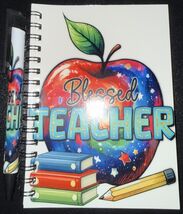 4X6 Notebook with Matching Pen - Blessed Teacher - $5.00