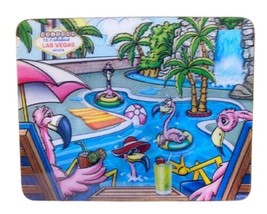Welcome to Fabulous Las Vegas Flamingos 3D Postcard - £4.78 GBP
