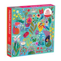 Hungry Plants 500 Piece Family Puzzle from Mudpuppy, Jigsaw Puzzle Featuring fly - £8.70 GBP