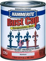 Hammerite Rust Cap 44205 Rust Preventative Paint Smooth Finish Aluminum,... - $75.72