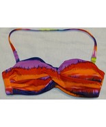 VICTORIA&#39;S SECRET SWIMMING SUIT TIE DYE PADDED UNDERWIRE BIKINI HALTER T... - $5.93