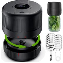 Complete Mason Jar Vacuum Sealer with LED Display - Perfect for Food Sto... - $49.45