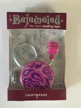 Lightwedge Bejeweled Flex Neck Book Reading Light - Brand New! - £7.86 GBP