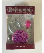 Lightwedge Bejeweled Flex Neck Book Reading Light - Brand New! - £7.93 GBP