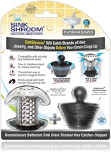 Sinkshroom Ultra Revolutionary Bathroom Sink Drain Protector, Stainless Steel - $31.63