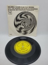 Vintage Columbia Record Club Testing Performance Record 33 1/3 - £11.86 GBP